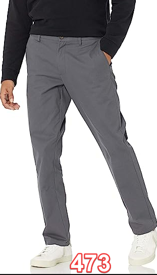 Amazon Essentials Men's Slim-Fit Wrinkle-Resistant Flat-Front Chino Pant 32WX30L