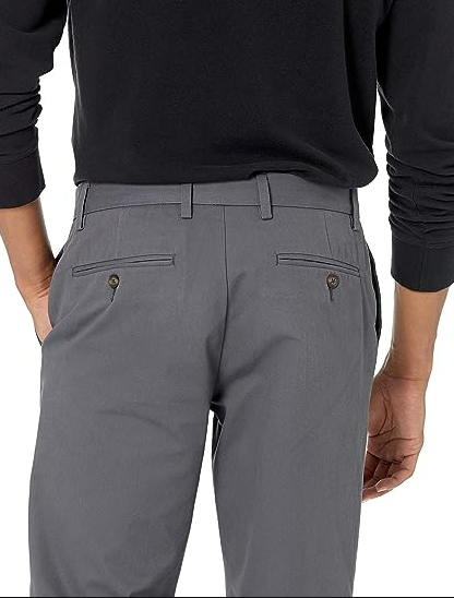 Amazon Essentials Men's Slim-Fit Wrinkle-Resistant Flat-Front Chino Pant 32WX30L
