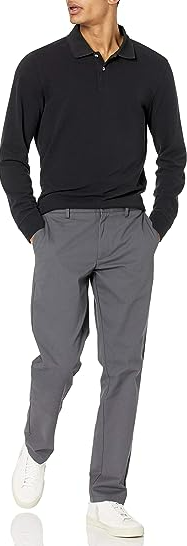 Amazon Essentials Men's Slim-Fit Wrinkle-Resistant Flat-Front Chino Pant 32WX30L