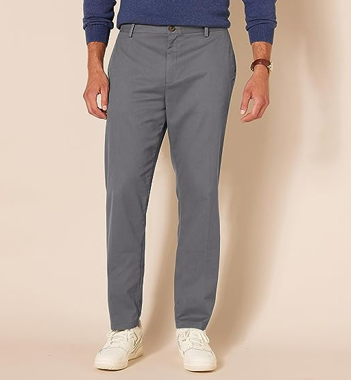 Amazon Essentials Men's Slim-Fit Wrinkle-Resistant Flat-Front Chino Pant 32WX30L