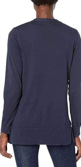 Amazon Essentials Women's Lightweight Open-Front Cardigan Sweater Navy M