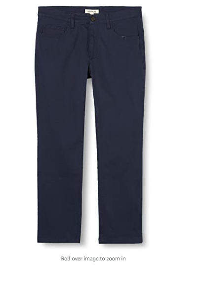 Goodthreads Men's Slim-fit 5-Pocket Comfort Stretch Chino Pant Navy 31Wx32L