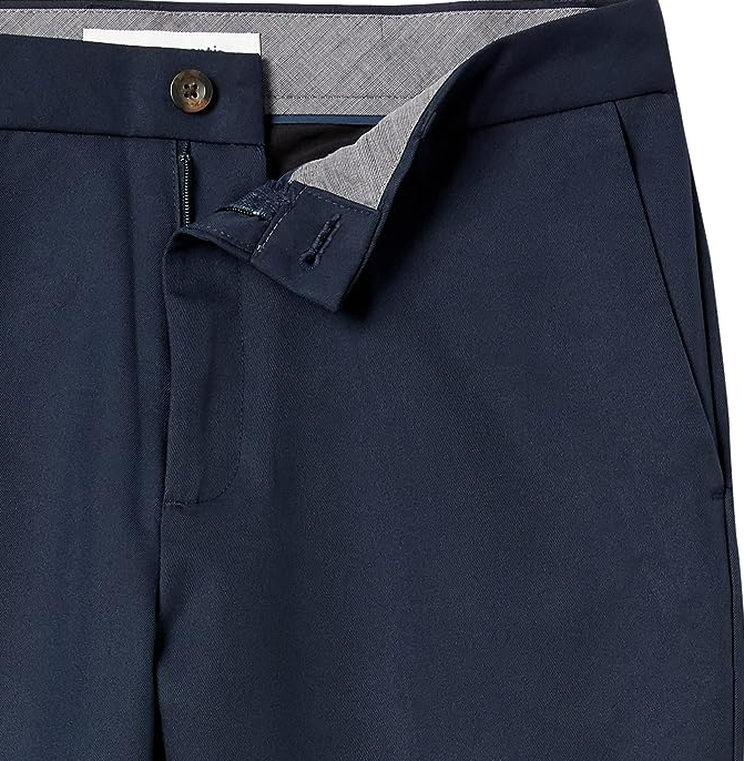 Amazon Essentials Men's Slim-Fit Flat-Front Dress Pant Navy 32WX28L