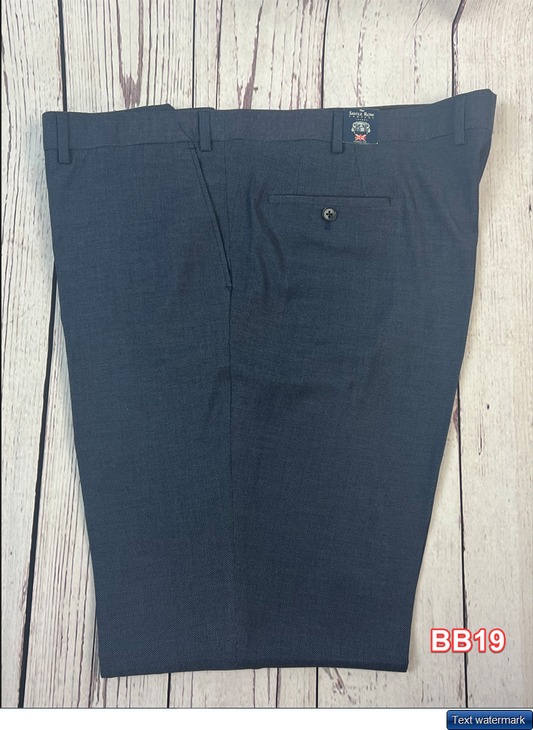 The Savile Row Mayfair Straight Fit Pants Navy 46W/50L