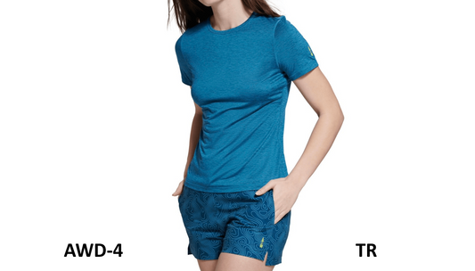 Bass Outdoor Women' Cross Performance Base Layer T-Shirt, Storm Blue, Size Small