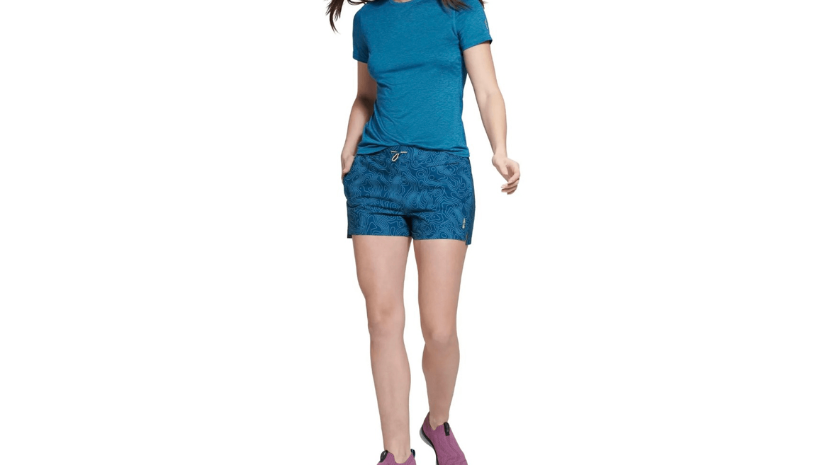 Bass Outdoor Women' Cross Performance Base Layer T-Shirt, Storm Blue, Size Small