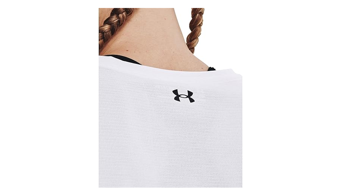 Under Armour Women's Tech Vent Women's Short Sleeve, White-Black, X-Small
