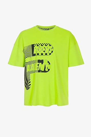 Valentino Rossi Mens Riders Academy Fila Collection Oversized T Shirt XXL Yellow