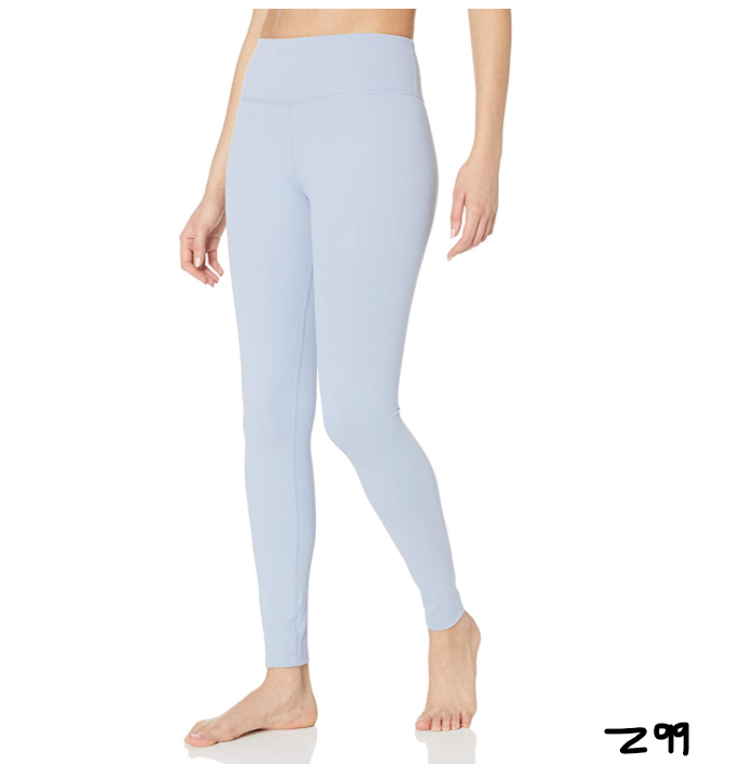 Core 10 Women's Spectrum High Waist Yoga Full-Length Legging - 28", Ice Blue, S