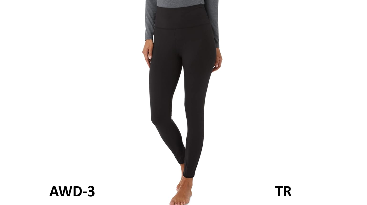 32 Degrees Women's Basic Pull On Full Length High Rise Leggings, Black, X-Small