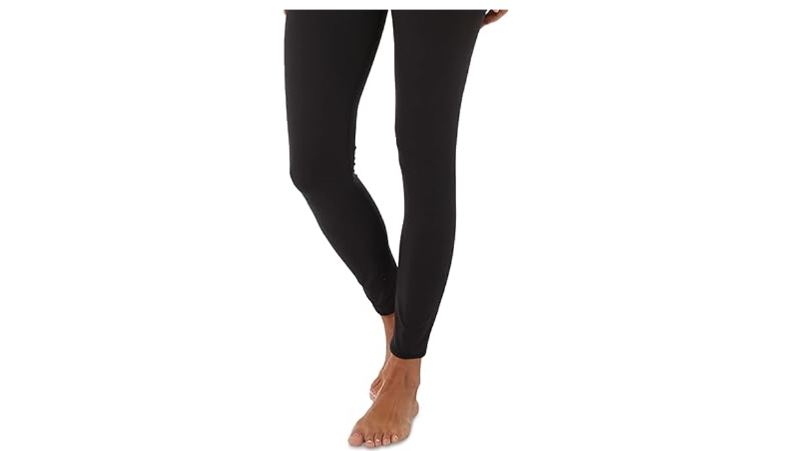 32 Degrees Women's Basic Pull On Full Length High Rise Leggings, Black, X-Small