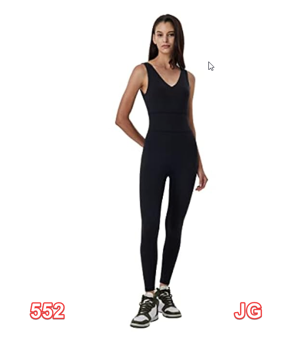 Women One Piece Jumpsuit For Workout Yoga Dance Strappy Athletic Bodysuit, XL