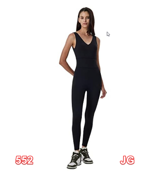 Women One Piece Jumpsuit For Workout Yoga Dance Strappy Athletic Bodysuit, XL
