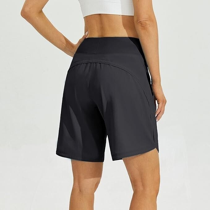 Willit Women's 5" Quick Dry Swim Board Shorts UPF 50+ High Waisted Trunks, 8