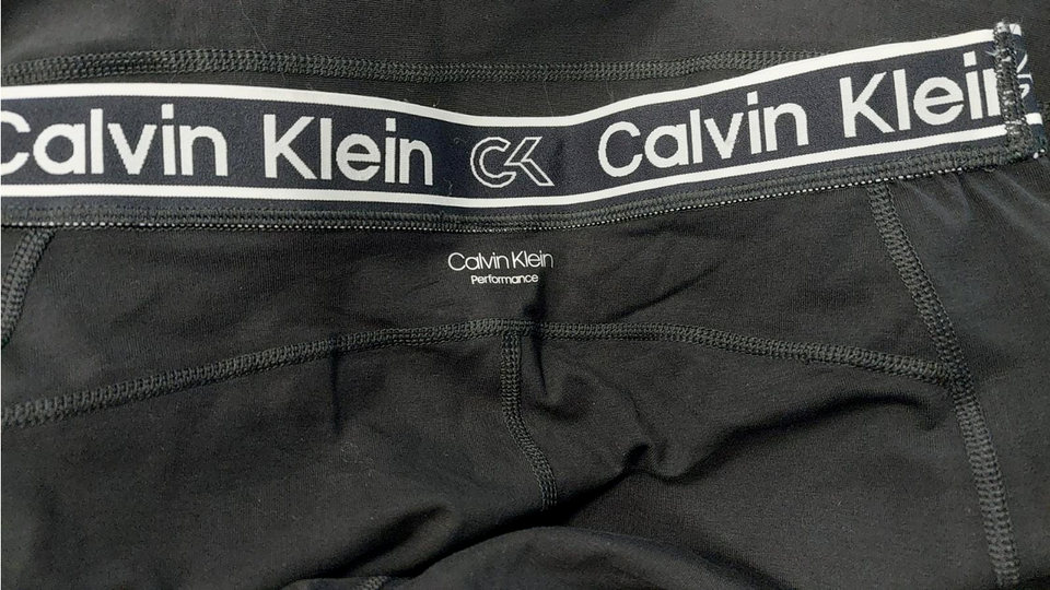 Calvin Klein Women's Athletic High Waist, Leggings, Cotton, skinny, Black, XL