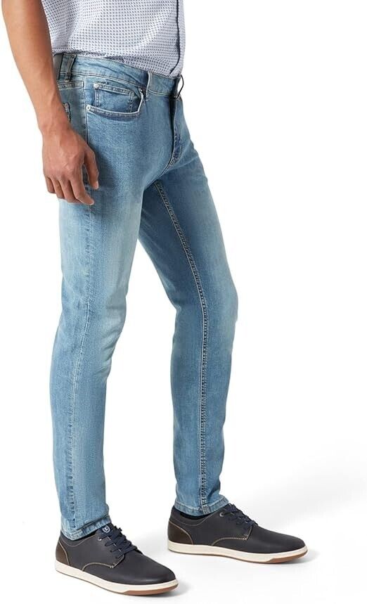 DKNY Men's Skinny Jeans- Premium Soft Stretch Jeans for Men, Skinny Fit, 36Wx32L