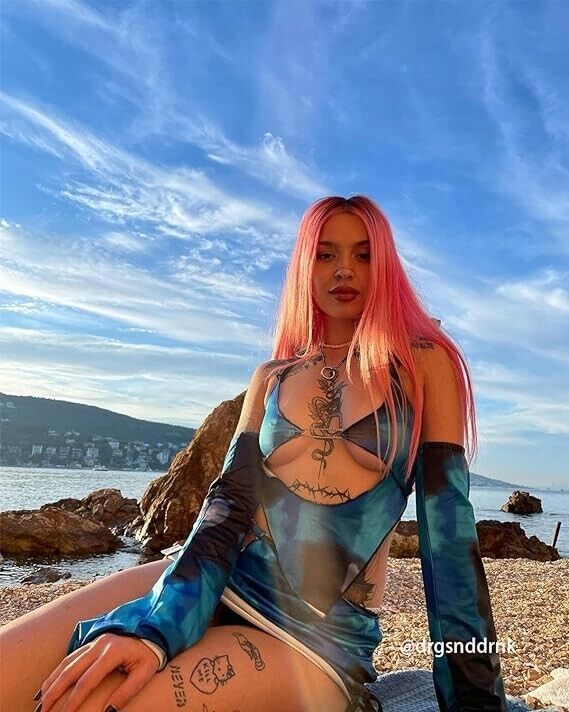 CAPE CLIQUE Rave Outfits for Women Set Festival Sexy Y2K Dress 2 Piece Outfit, S