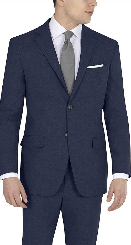 DKNY Men's Modern Fit High Performance Suit Separates Pants 34WX32L