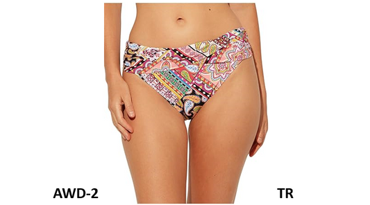 Bleu Rod Beattie Women's Swimwear High-Waisted Bikini Bottom Hipster, Pink, 8