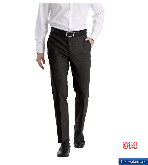 Calvin Klein Men's Slim Fit Suit Separates, Solid Charcoal, 31W x 30L