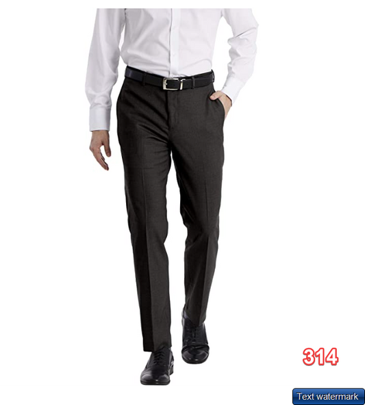 Calvin Klein Men's Slim Fit Suit Separates, Solid Charcoal, 31W x 30L