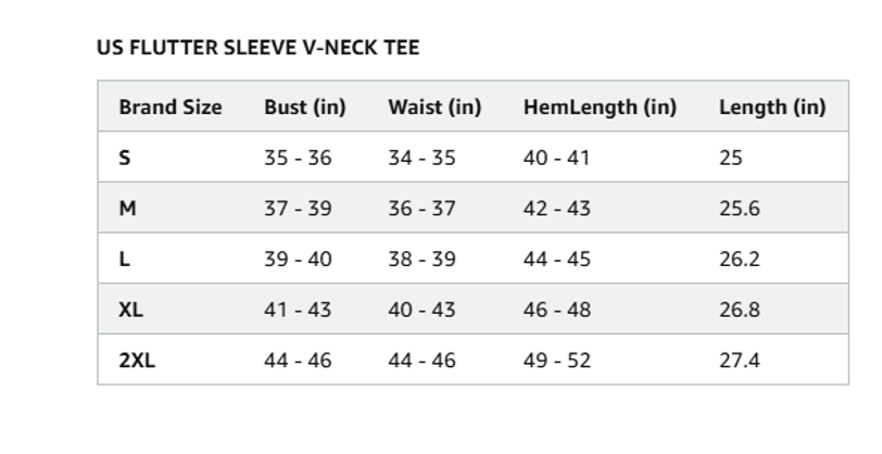 Women's Summer Tops Ruffle Sleeve V Neck Tunic Shirts Business Casual Flowy, M