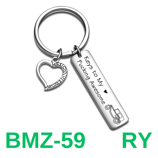 DZOSW Vintage Car Gifts For Vintage Car Owner Keychain Vintage Car Lover