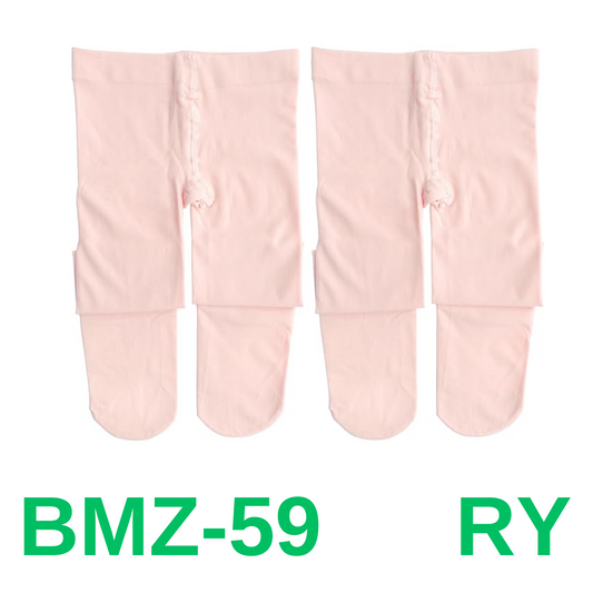Dancina Footed Dance Tights Modest Thick Opaque Nylon Plus Size Teenagers, L