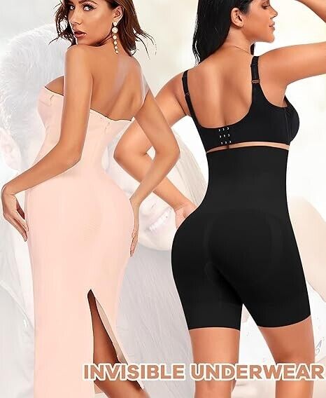 Werena Tummy Control Shorts for Women Seamless High Waisted Body Shapewear, XXL