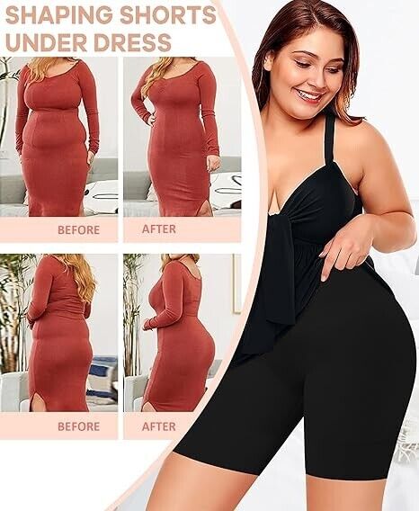 Werena Tummy Control Shorts for Women Seamless High Waisted Body Shapewear, XXL