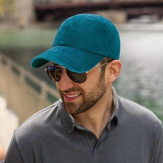 Edoneery Men Women Baseball CapLow Profile Adjustable Washed Cotton Golf Dad Hat