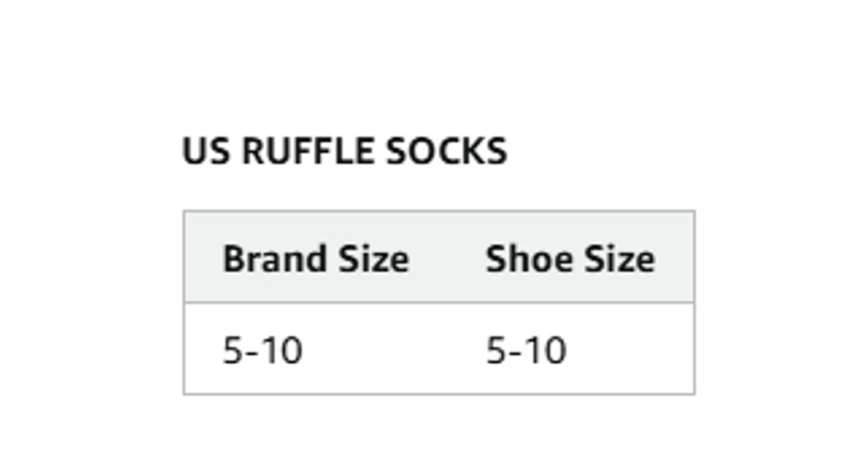 BomKinta Ruffle Socks Women Lightweight Cotton Socks Turn-Cuff Frilly Sock, 5-10