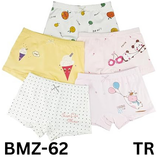 SYDMXWZ Big Girls Cotton Boy Shorts Toddler Panties Cute Panda Underwear 9-10 Yr