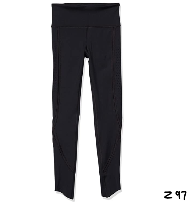 Under Armour Women's Breathelux Leggings, Black (001)/Metallic Gold, Small