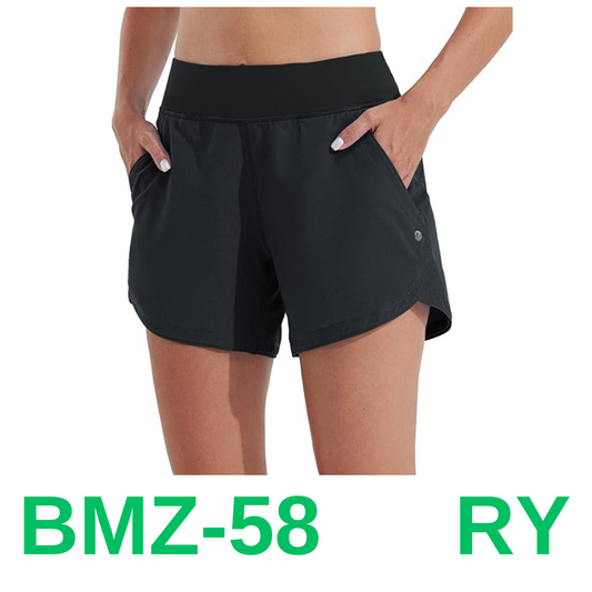 Willit Women's 5" Swim Board Shorts Quick Dry Beach Swimming Shorts, 10