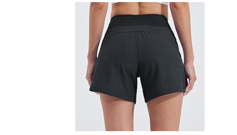 Willit Women's 5" Swim Board Shorts Quick Dry Beach Swimming Shorts, 10