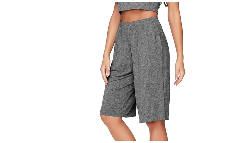 WiWi Viscose from Bamboo Soft Sleep Shorts for Women Pajama Bottoms Lounge, 3X