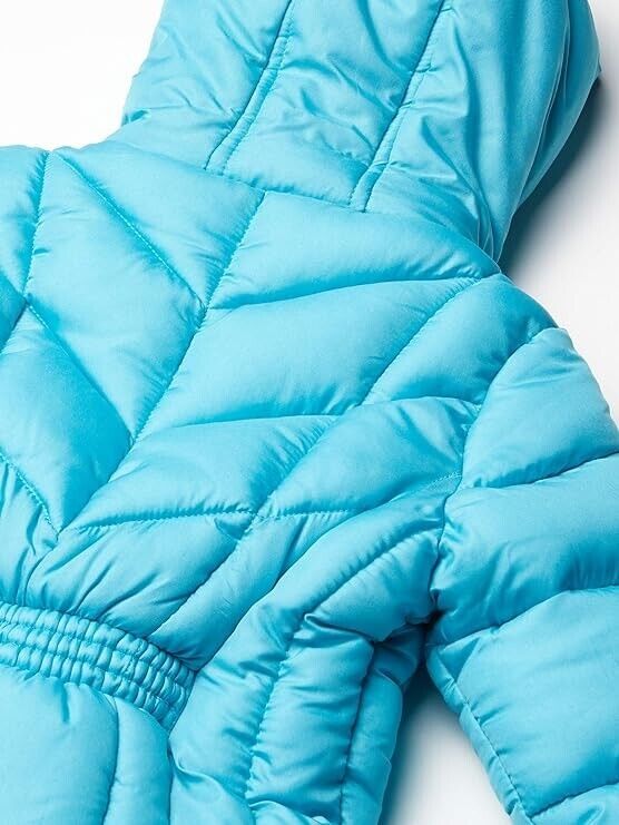 Vertical '9 Girls' Bubble Jacket (More Styles Available), Sky/MED Pink, 4