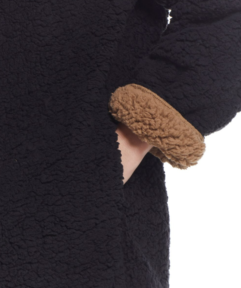 Weatherproof | Black & Saddle Reversible Sherpa Women Jacket Coat 1X