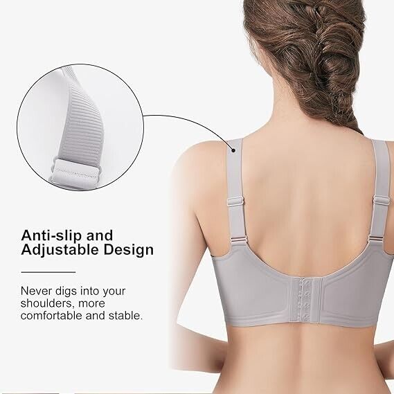 Baetty Women' Seamless Wireless Push Up Bras with Support & Lift No Underwire, S