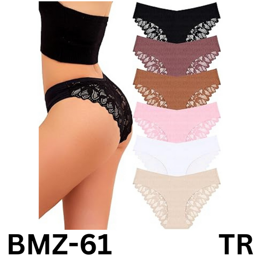 UNDER THE SEA Sexy Underwear for Women Seamless Soft Lace Hipster Panties, M