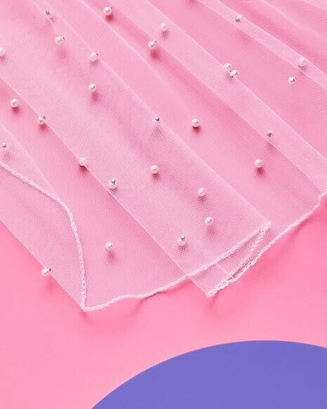 xo, Fetti Bachelorette Party Pearl Bridal Veil- Headband Decoration, Bride To Be