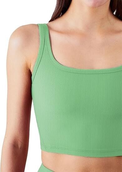 Chilylori Womens Sports Bras Workout Tops for Women Tank Tops for Women, Green S