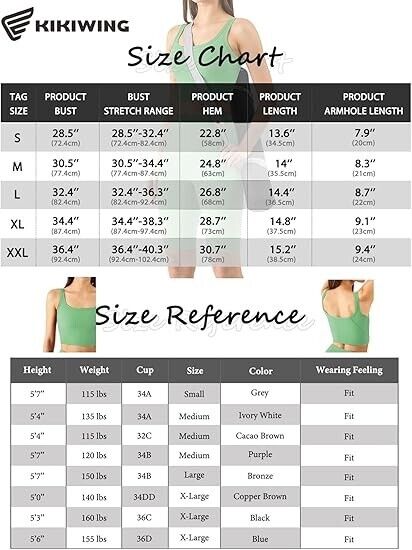 Chilylori Womens Sports Bras Workout Tops for Women Tank Tops for Women, Green S