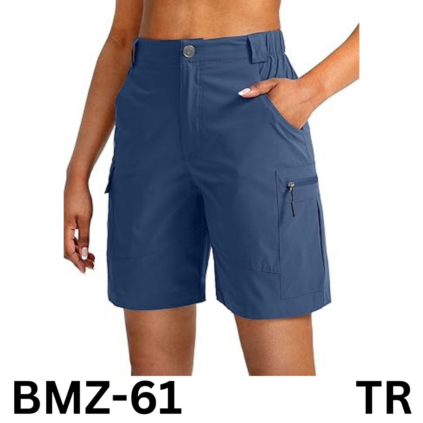 Viodia Womens 7" Hiking Cargo Shorts with Pockets Quick Dry Lightweight Shorts M
