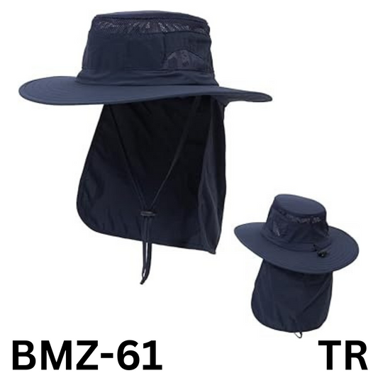 UV 50+ Sun Protection Fishing Hats for Men & Women, Wide Brim Bucket Hat Navy