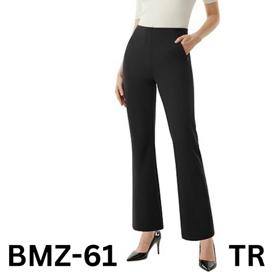 AFITNE Women's Yoga Dress Pants High Waisted Stretchy Straight Leg Pants, 28" M
