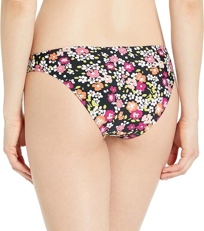 Cole of California Women's Standard Low Rise Bikini Swim Bottom Lava Sunflower L