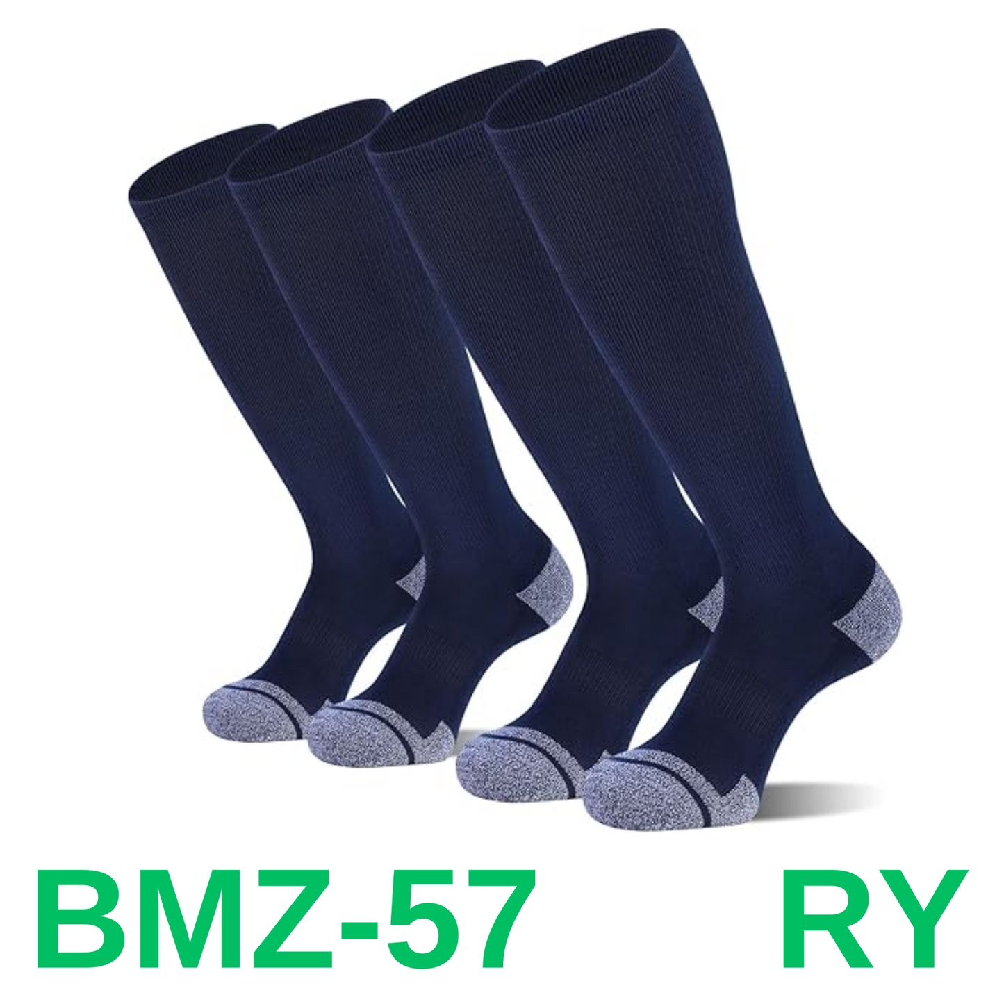 CS CELERSPORT 2 Pack Baseball Softball Soccer Socks Over the Calf Sports Tube, S