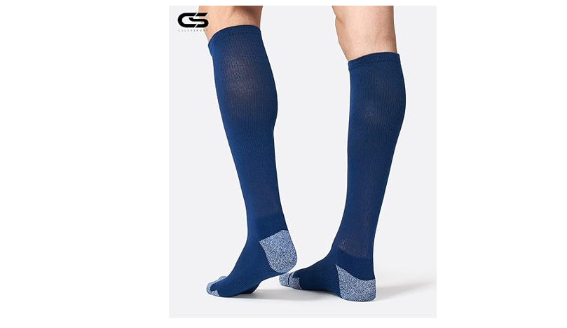 CS CELERSPORT 2 Pack Baseball Softball Soccer Socks Over the Calf Sports Tube, S
